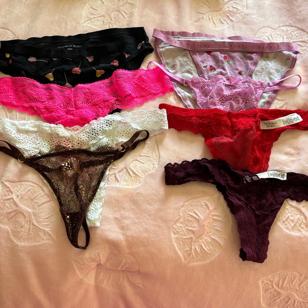 Bundle of Victoria's Secret and Aerie lace  variety Panties/thongs